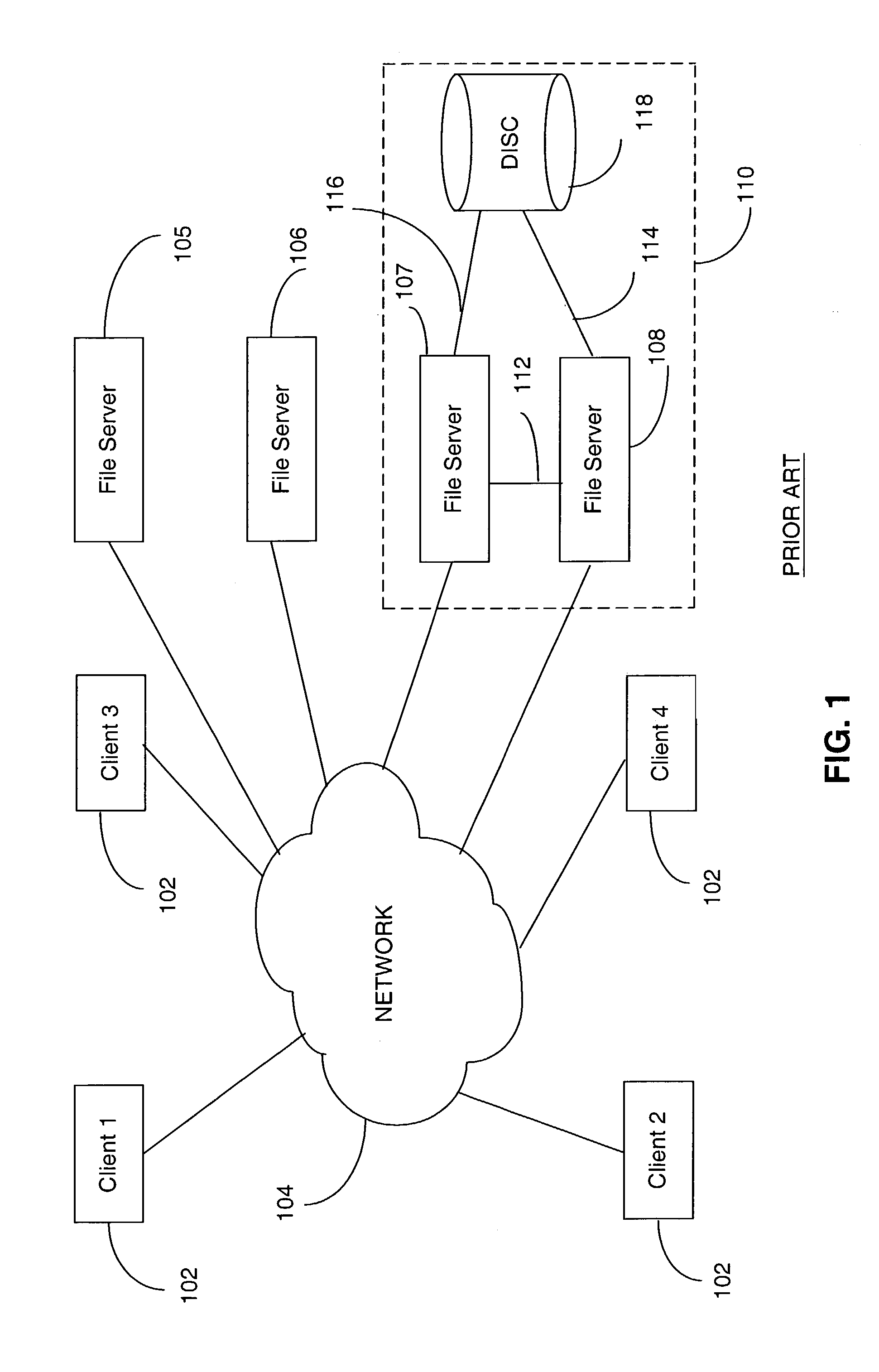 Aggregated lock management for locking aggregated files in a switched file system