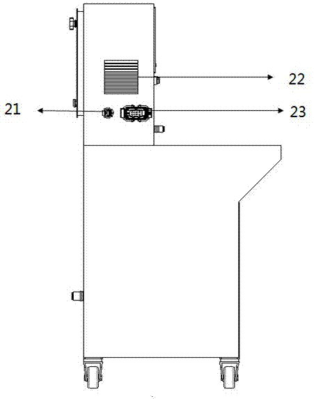 Compressed air system detection table of resistance welding machine