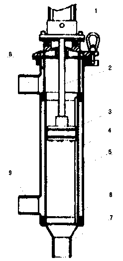 Scraping type self-cleaning filter