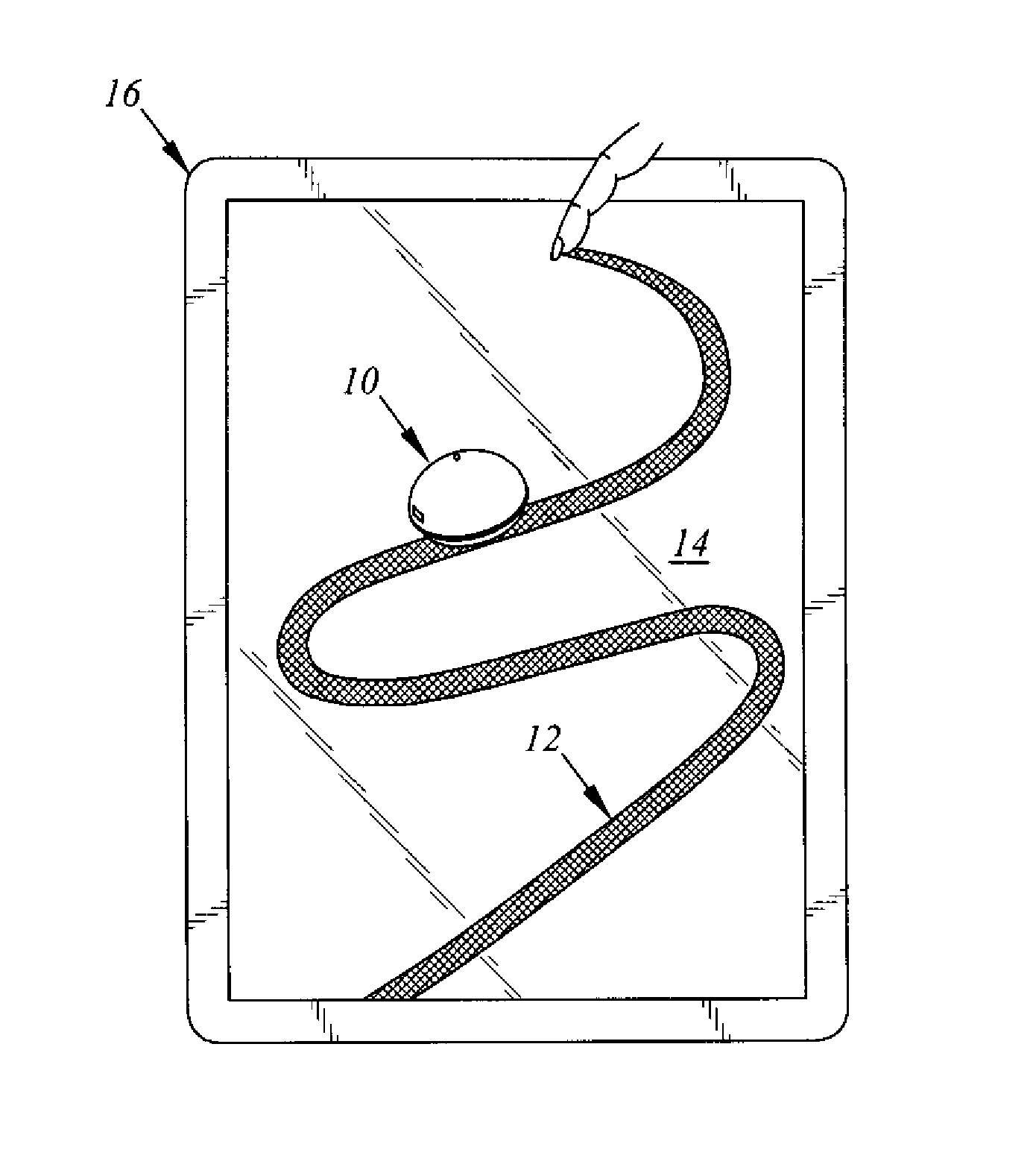 Line sensing robot and a method of using the same with a digital display