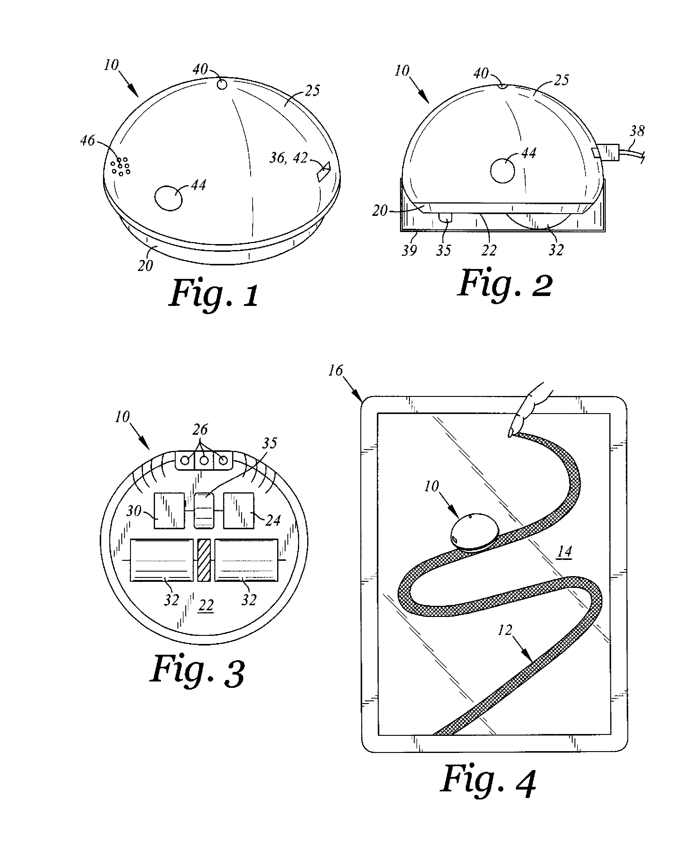 Line sensing robot and a method of using the same with a digital display