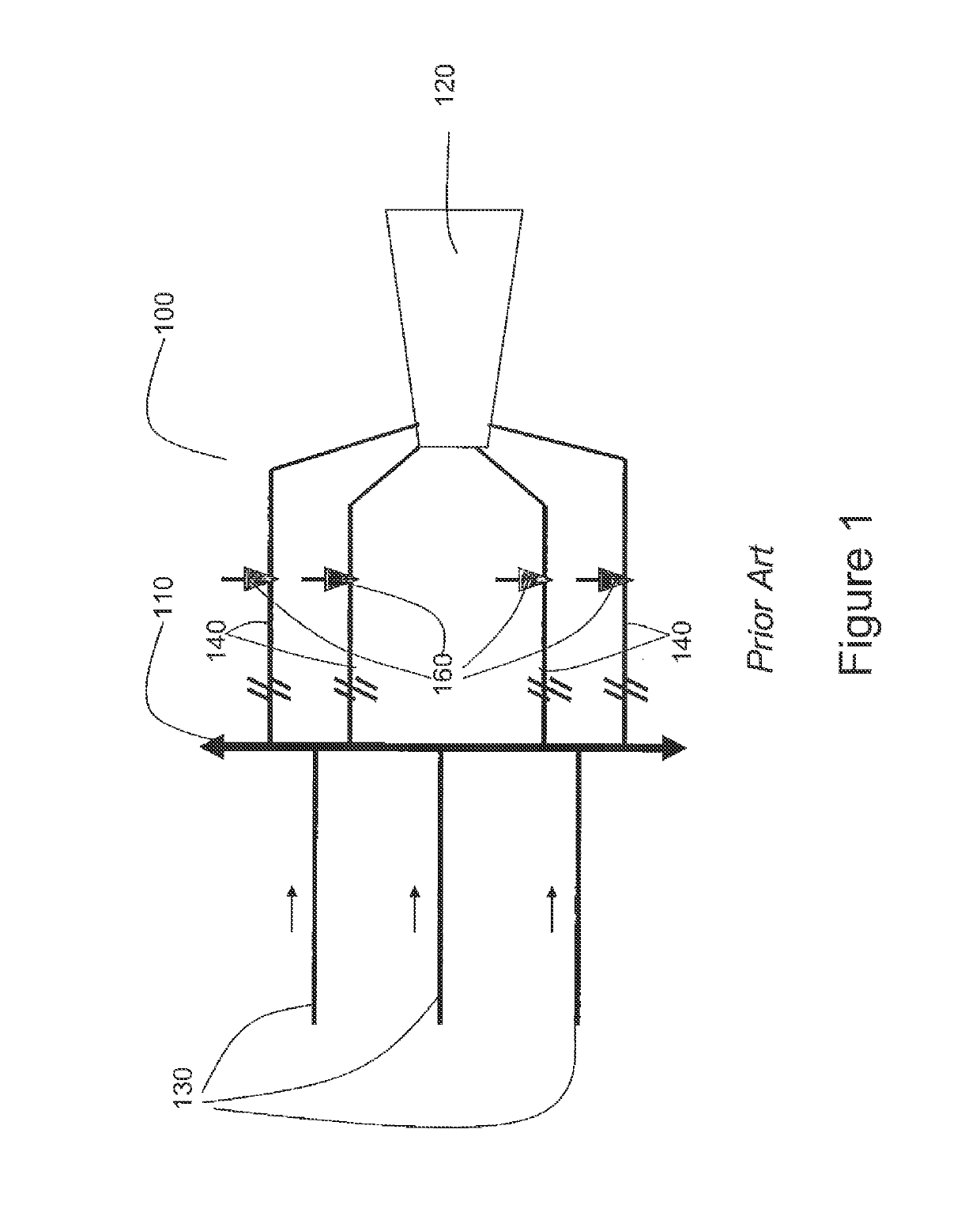 Steam supply circuit from a turbine