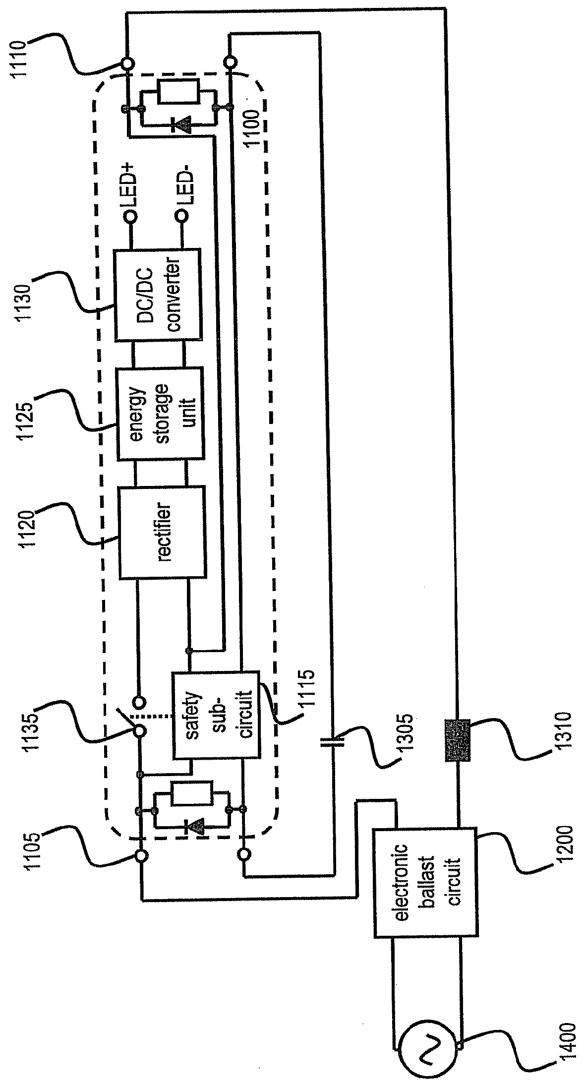 Drive circuit for light-emmiting diode array