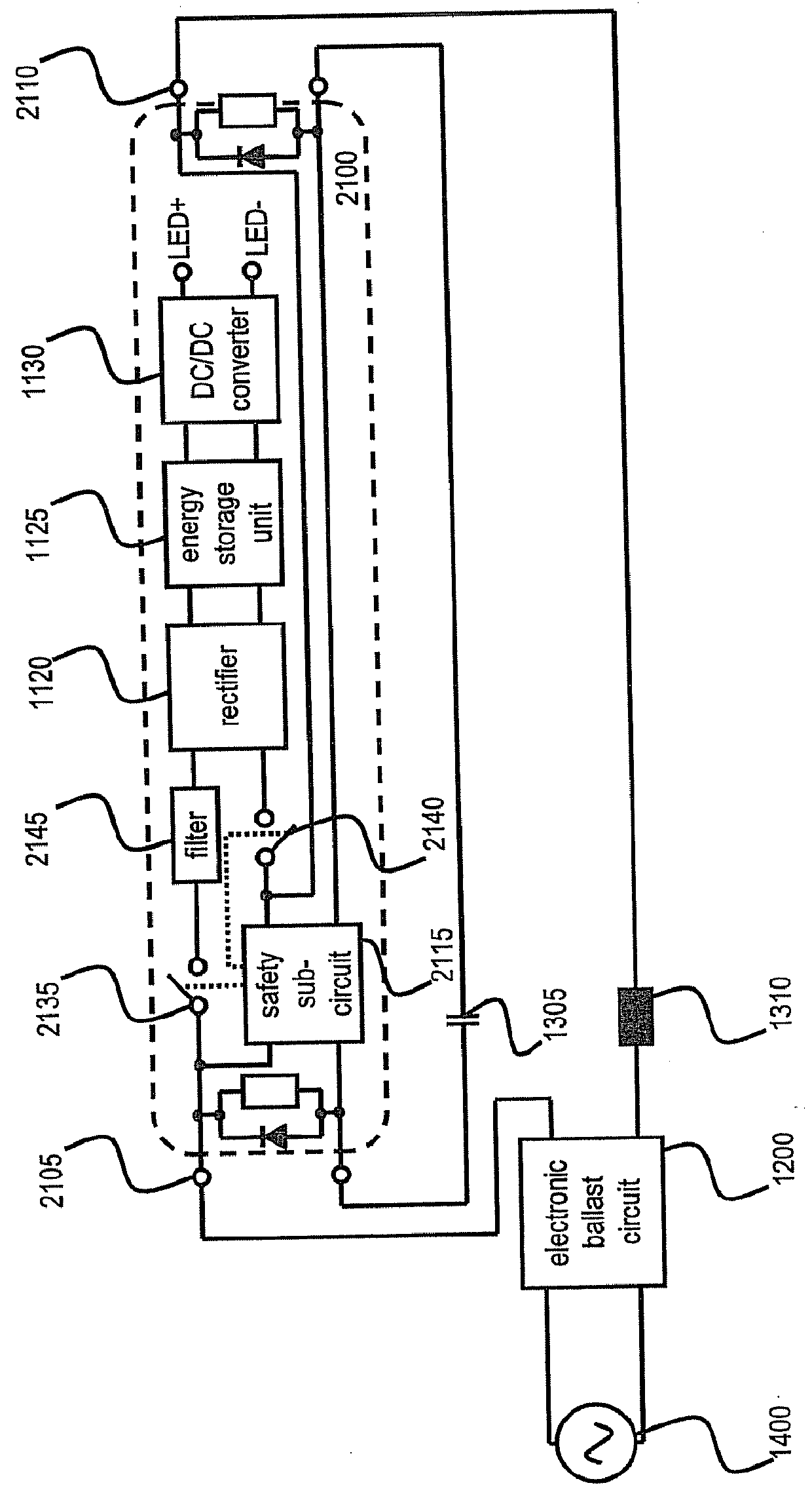 Drive circuit for light-emmiting diode array