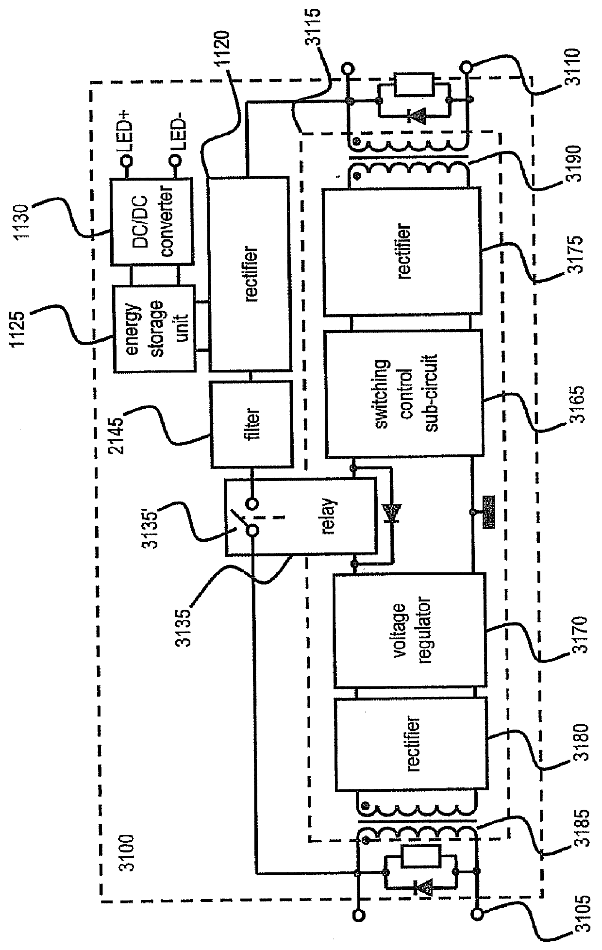 Drive circuit for light-emmiting diode array