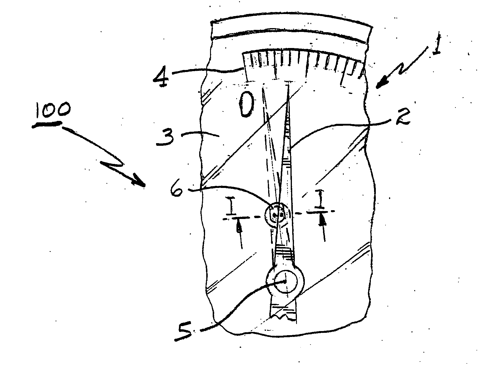 Gas supply pressure alarm device