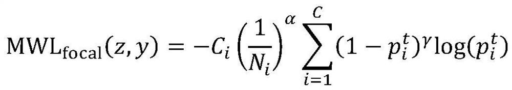 Data equalization method based on deep learning multi-weight loss function