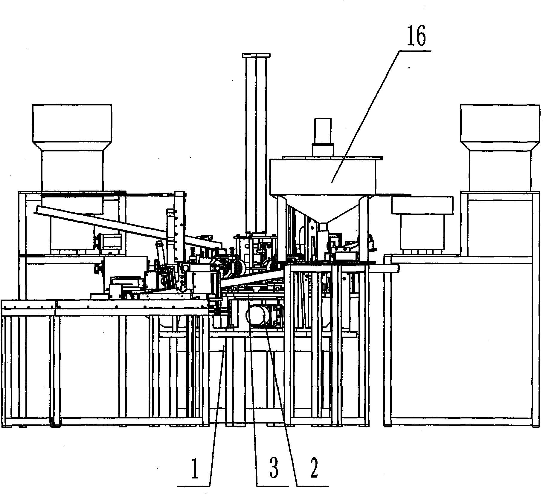 Automatic assembling machine of needle roller of planet wheel