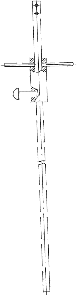 Single screw type percutaneous zygopophysis pedicle screw internal fixation system