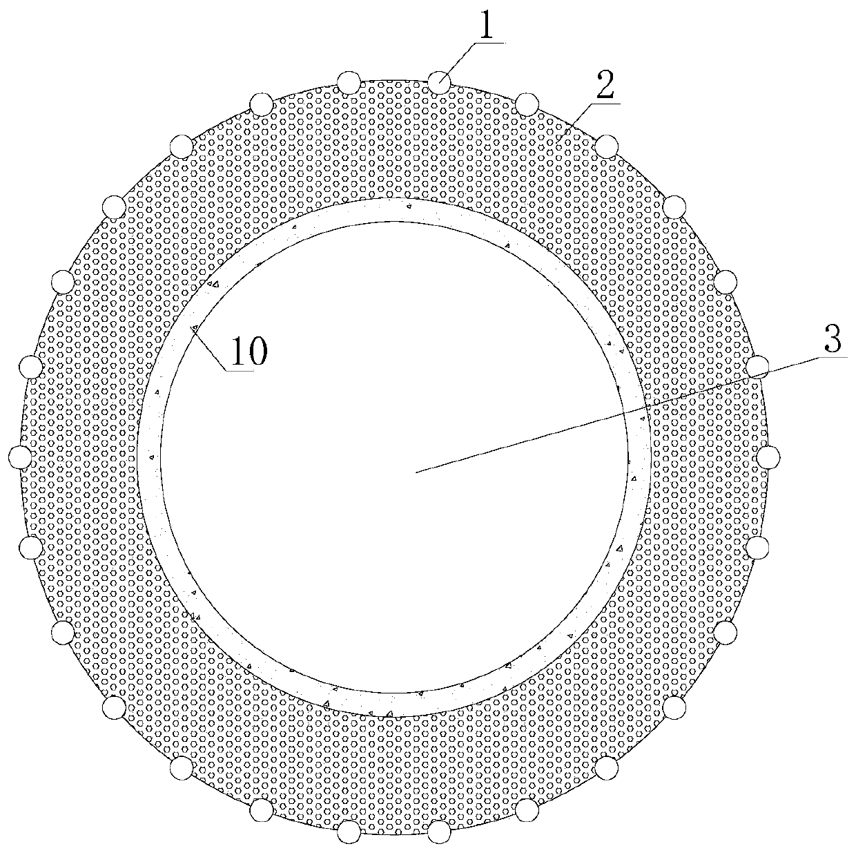 A construction method of mine seepage well grouting type sinking