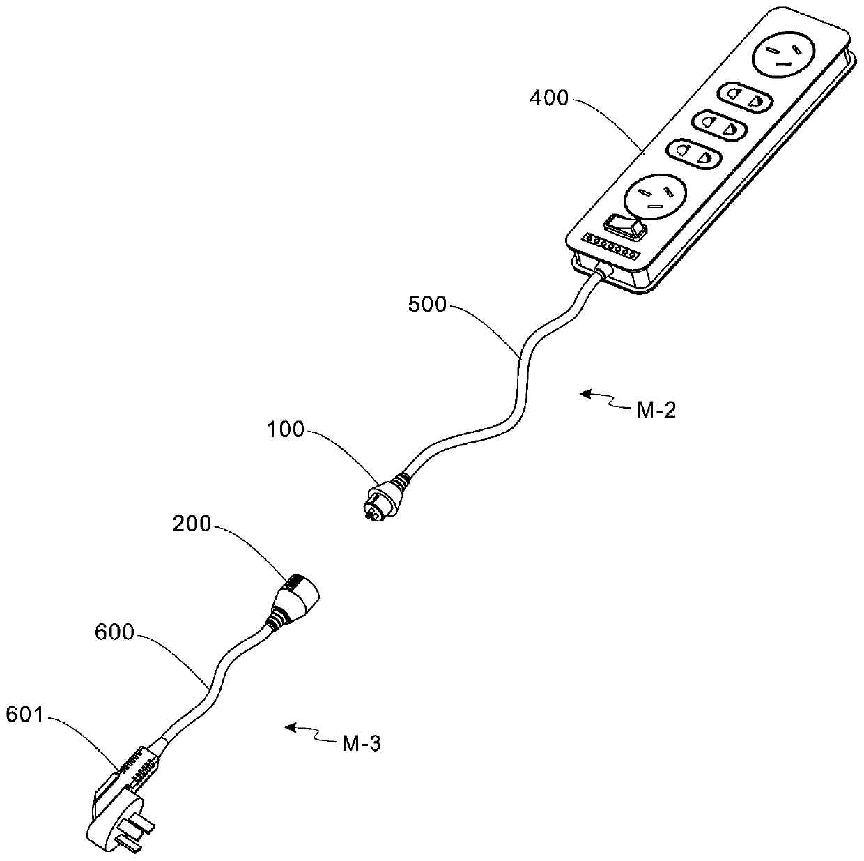 Power strip suitable for simulation teaching