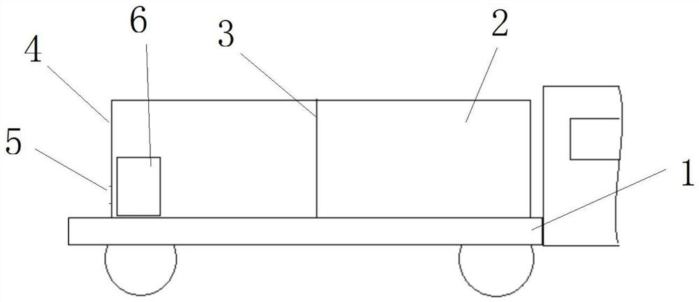 Vehicle-mounted square cabin