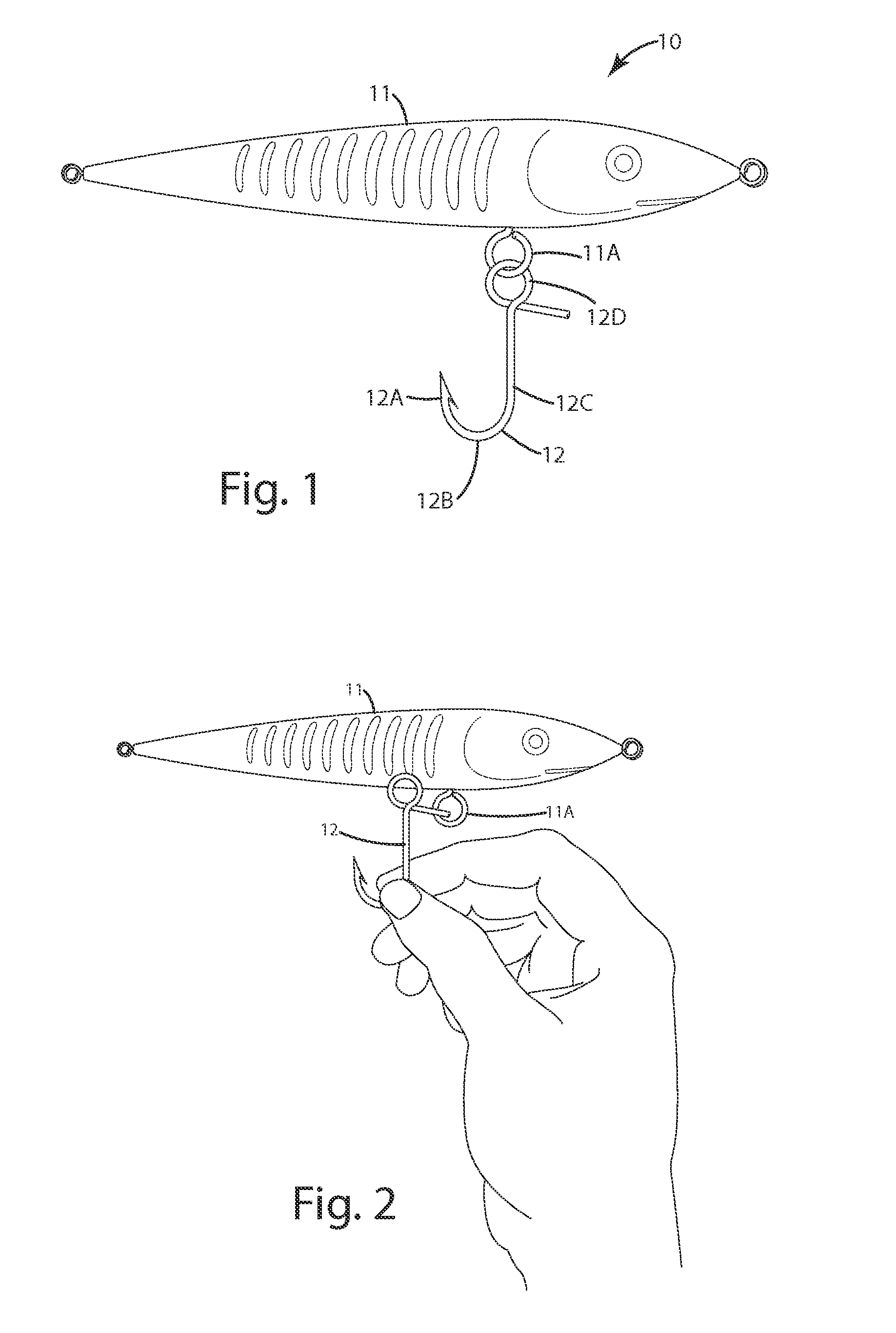 Quick connect fish hook and fishing system