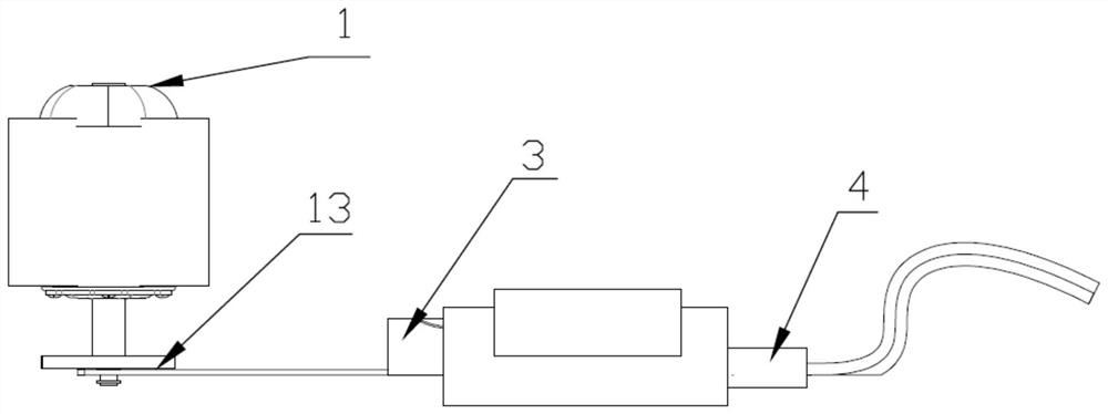 Electric inflating device