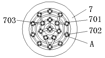 Ventilating fan with air filter structure