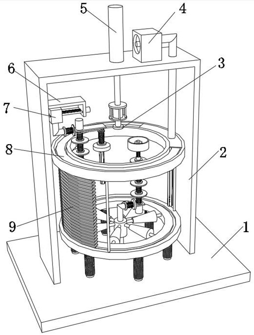 Polishing device for battery protection shell of reconnaissance robot