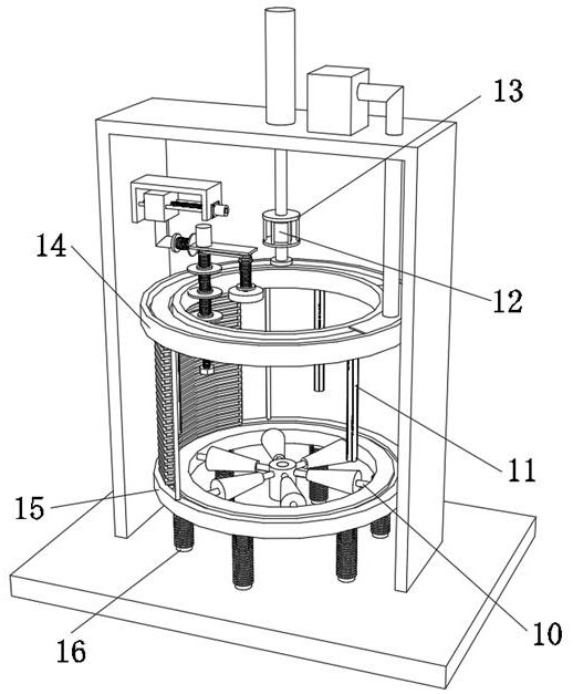 Polishing device for battery protection shell of reconnaissance robot