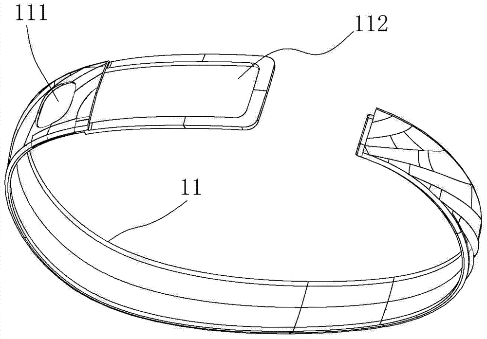 Bracelet type wearing equipment and forming mould, manufacturing system and processing method of equipment