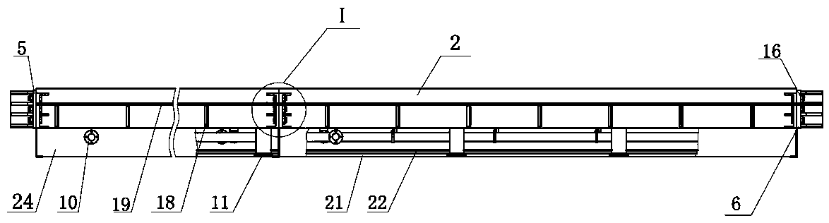 Self-supporting die table production line for prestress plate production