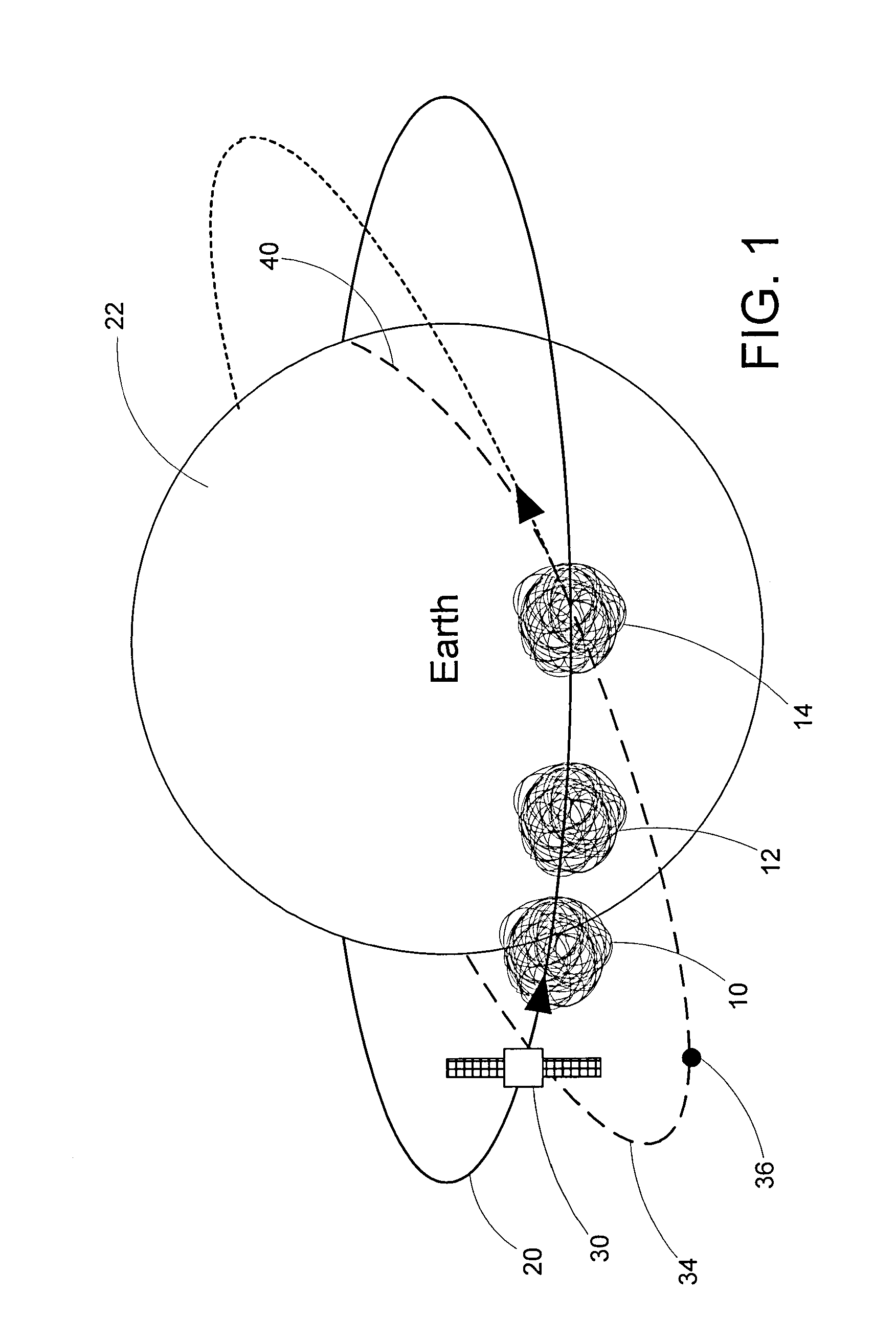 Orbital debris mitigation system and method