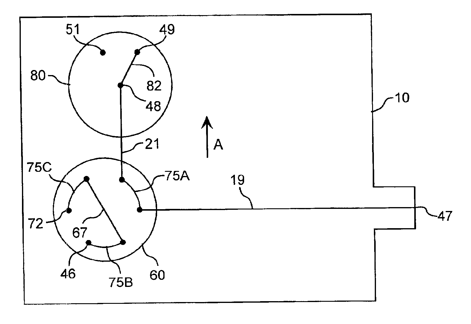 Mobile phase gradient generation microfluidic device