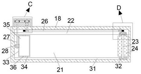 Indoor top surface paint brushing device capable of automatically supplementing paint