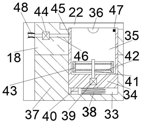 Indoor top surface paint brushing device capable of automatically supplementing paint