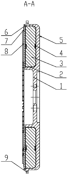 Toothed silicone oil shock absorber