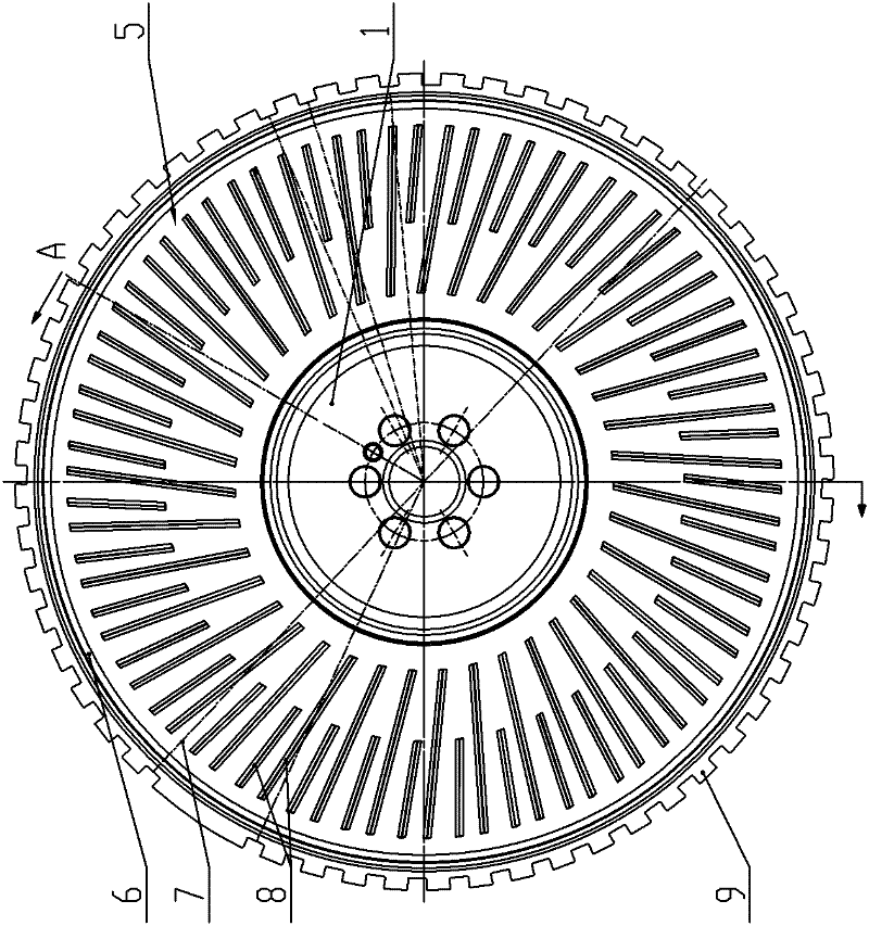 Toothed silicone oil shock absorber