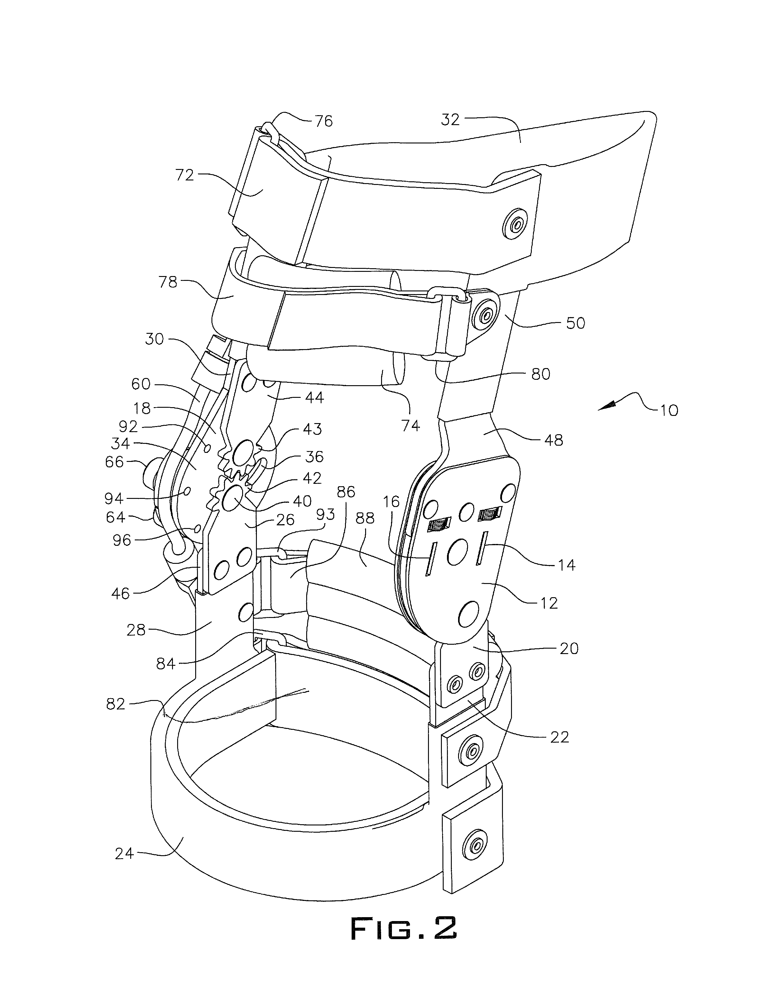 Osteoarthritis knee orthosis