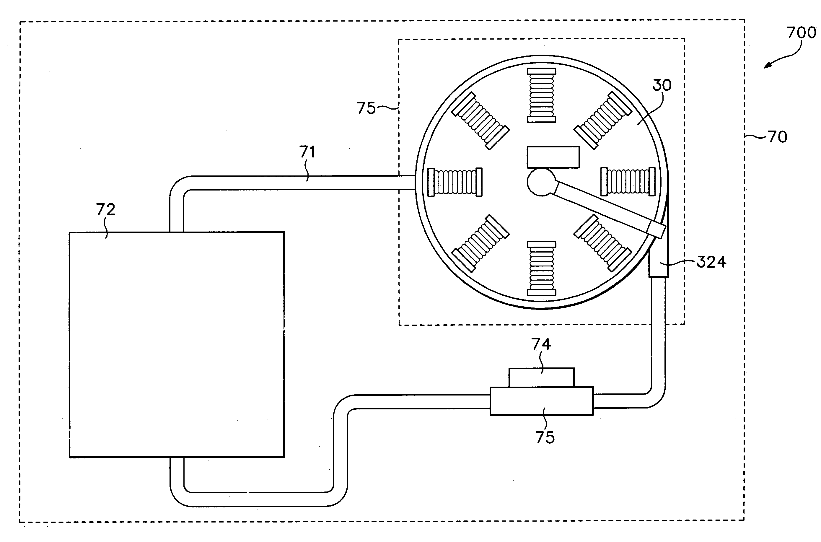 Centrifugal liquid pump with perimeter magnetic drive