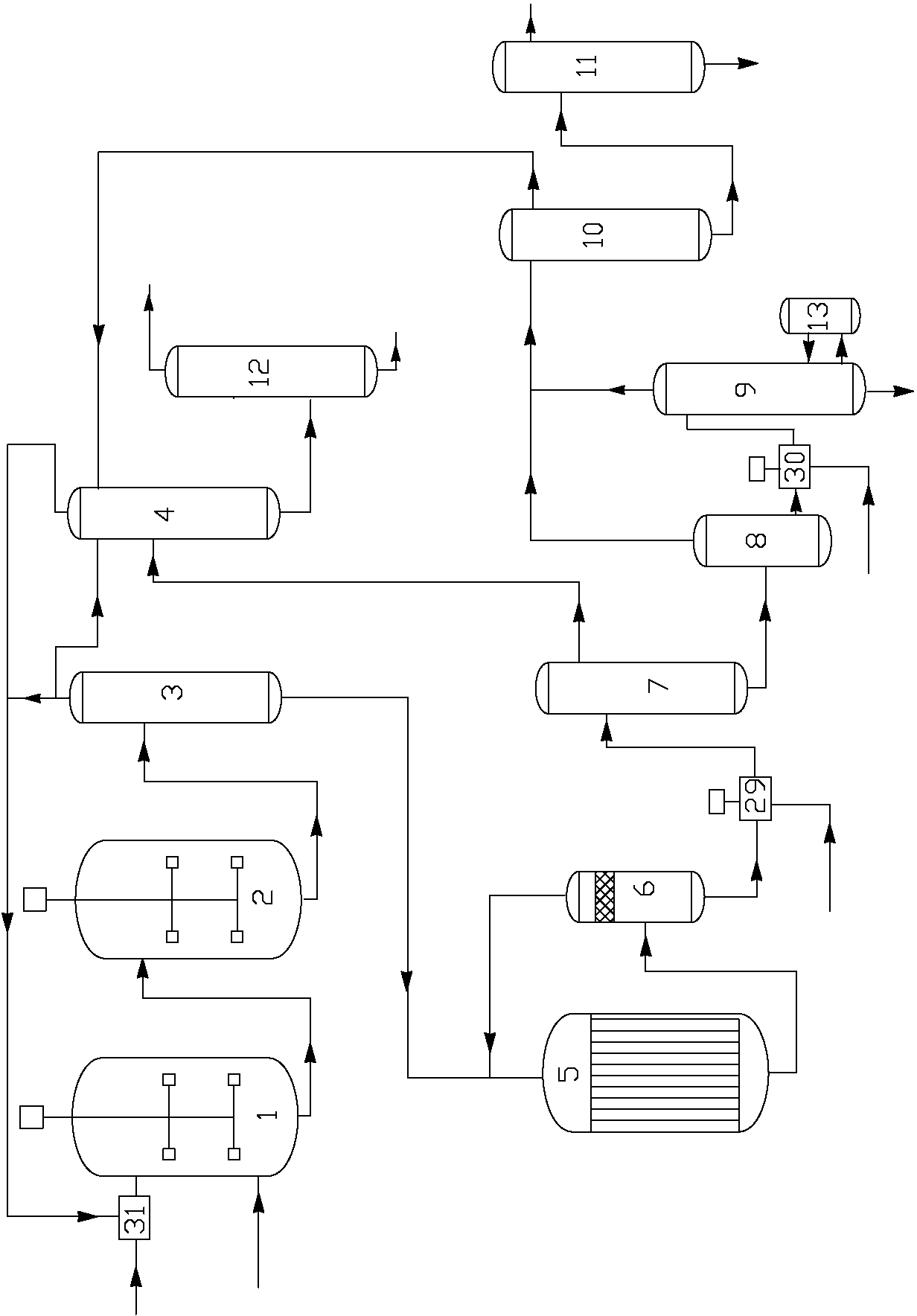 Neopentyl glycol condensation hydrogenation production process and device thereof