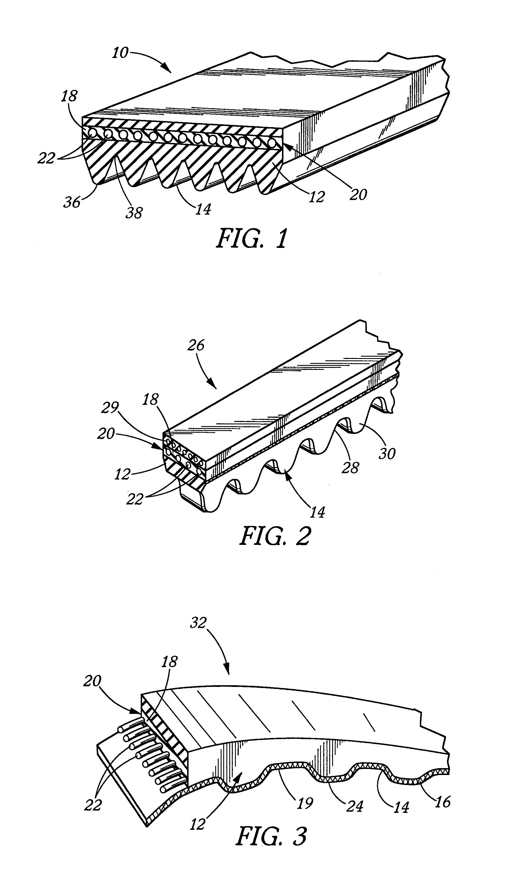 Power transmission belt and cord adhesive system and adhesion method