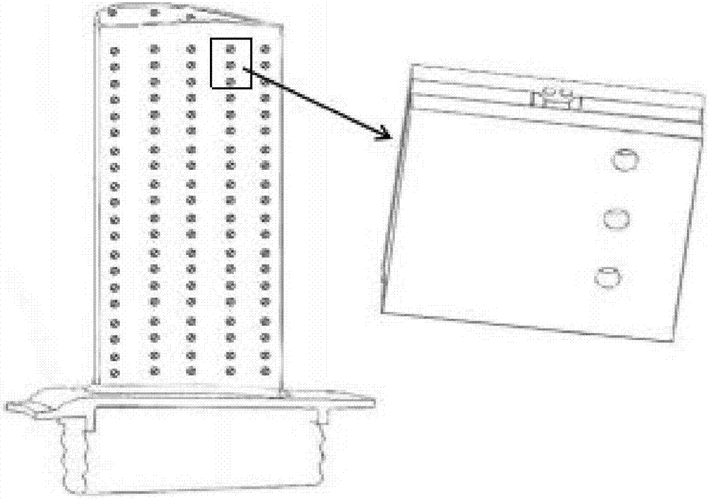 Gas-liquid coupling turbine blade cooling unit