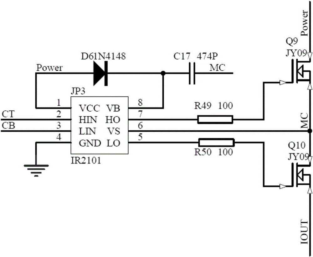 Robot joint motor driving circuit