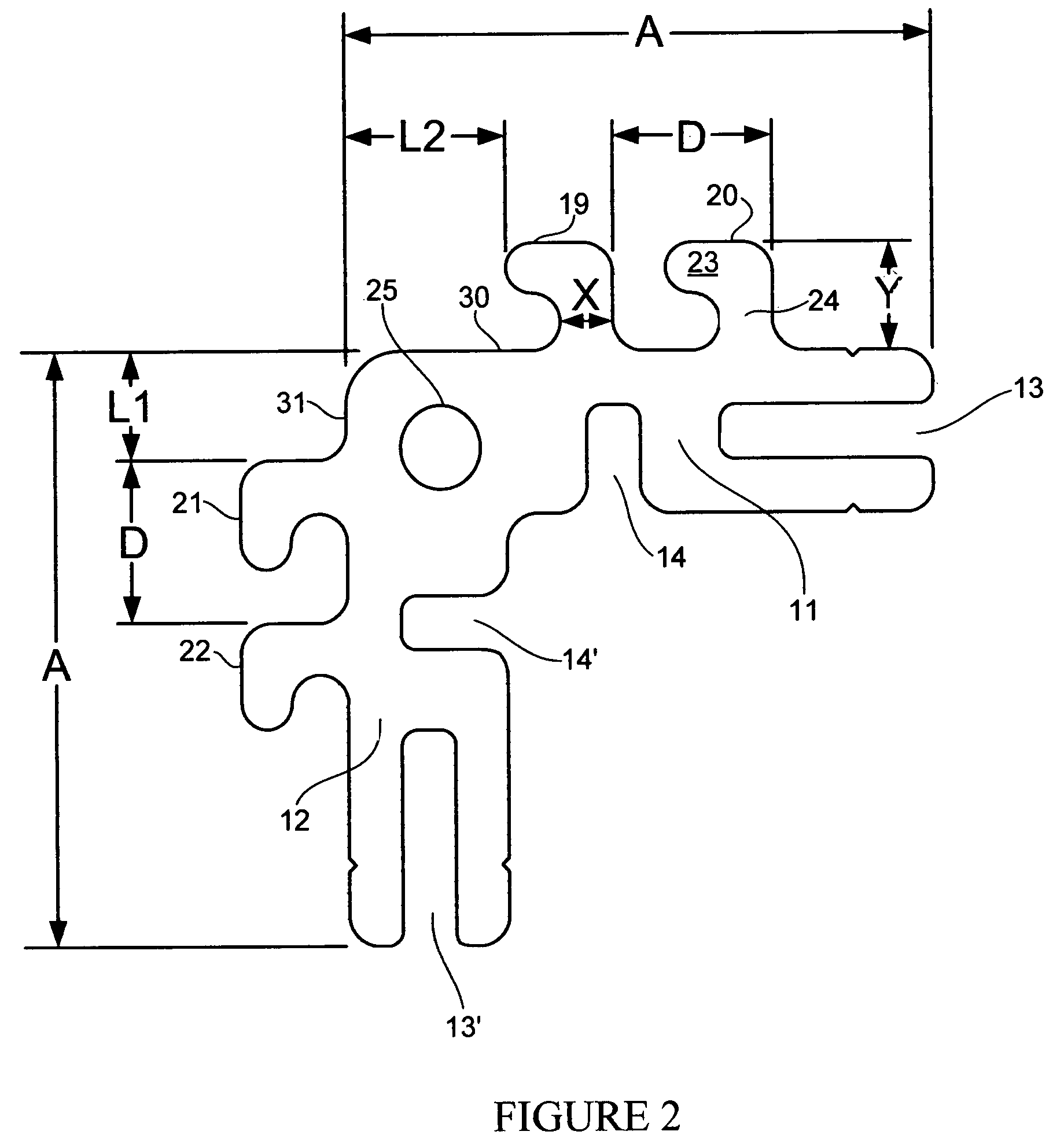 Interlocking structural element for cabinets and enclosures