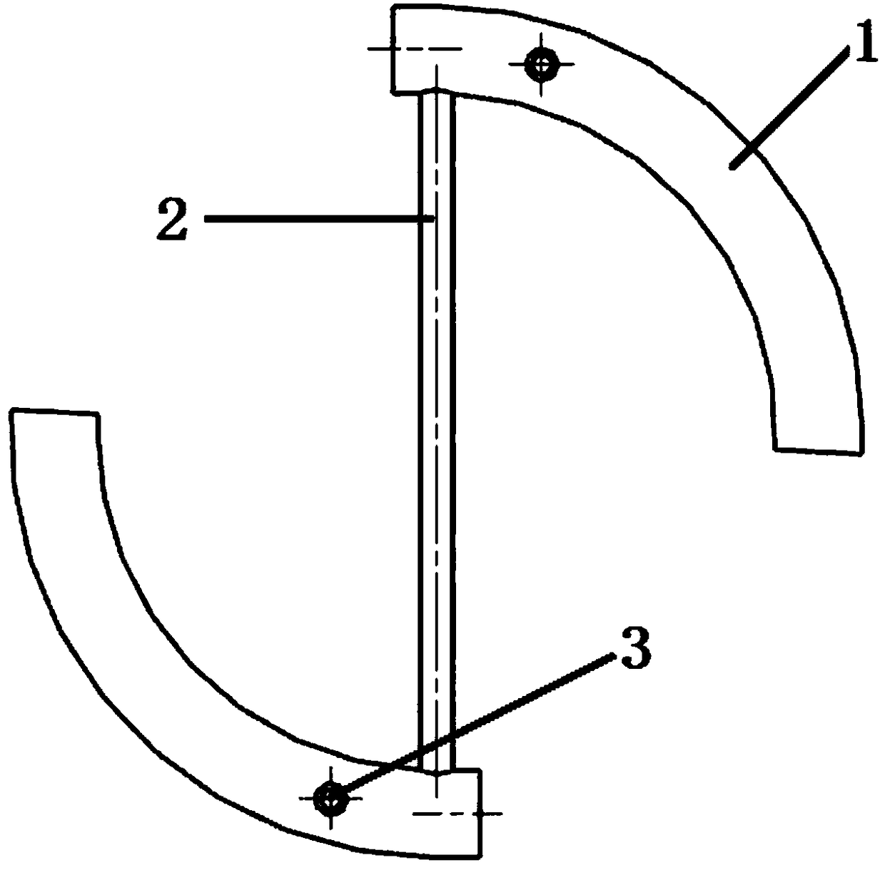 Detonation tube structure of a rotary air-breathing pulse detonation engine