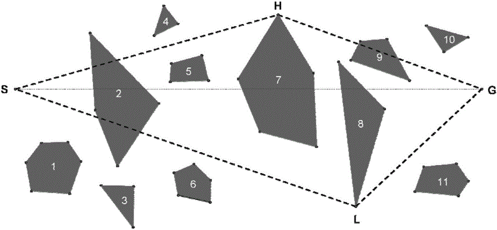 Environment modeling method based on recursive reduced visibility graph