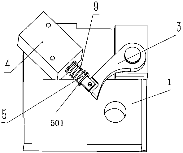 Bidirectional in-out electronic lock for sharing simple umbrella pile of short-handle umbrella