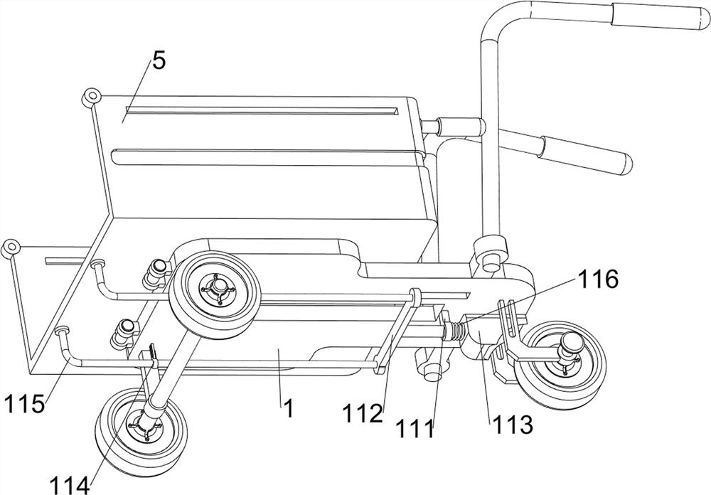 Trolley convenient for unloading in building construction