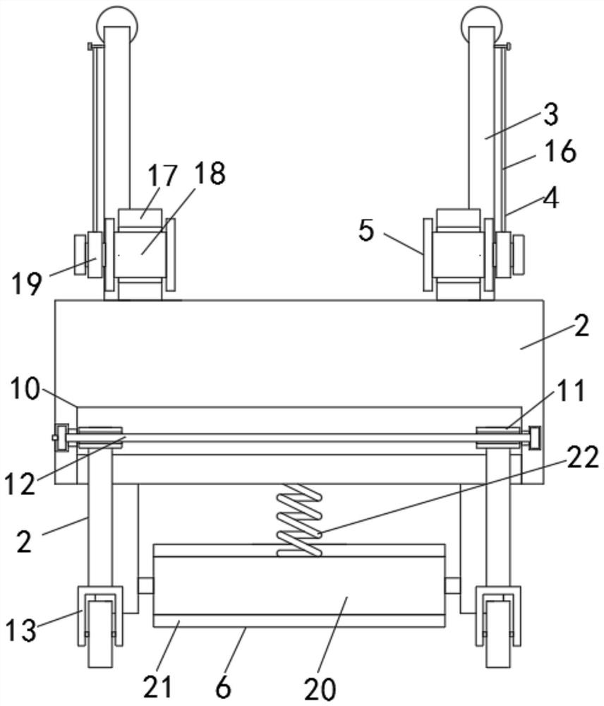 A mobile pulling rod device