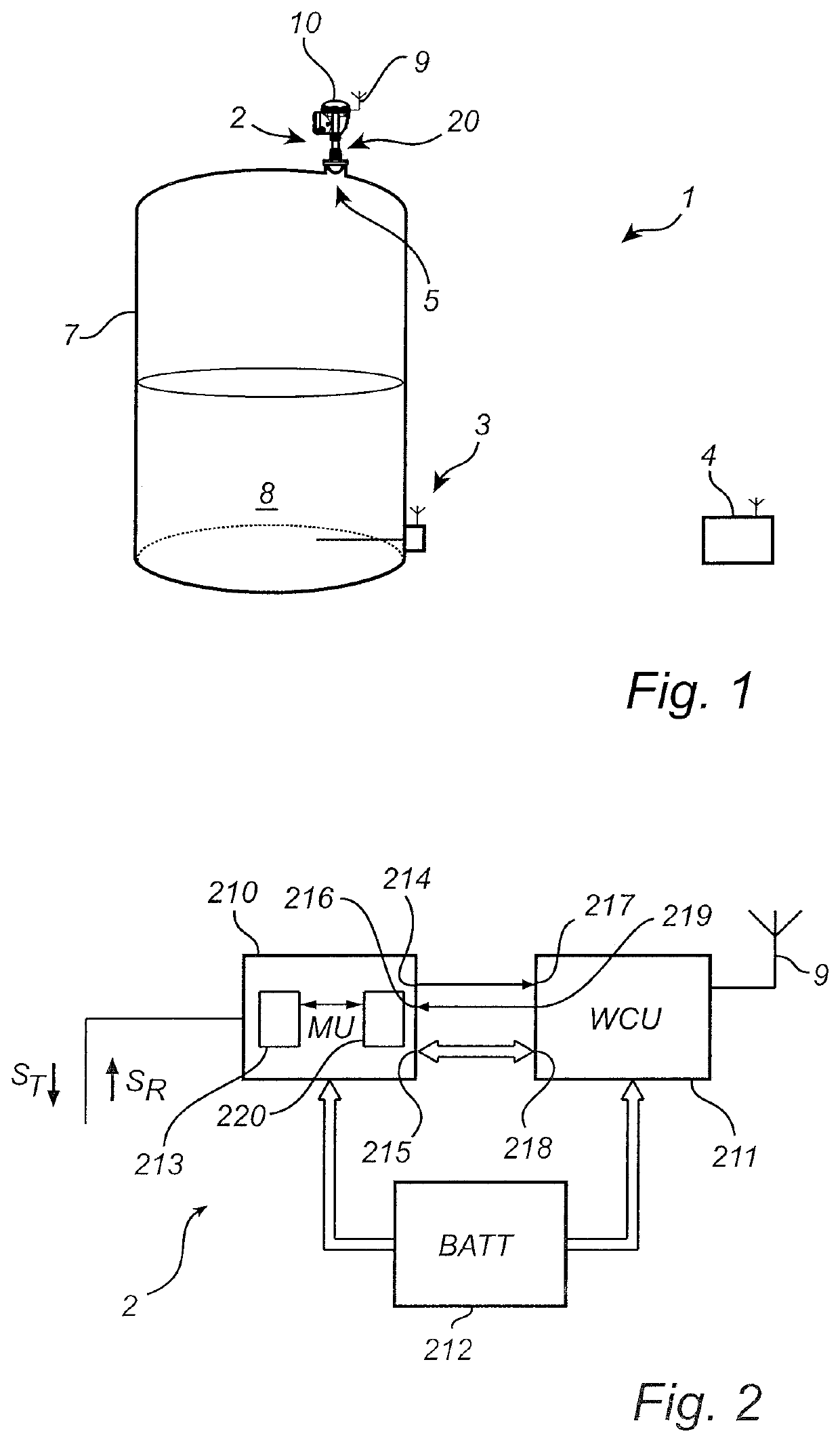 Radar level gauge system with dielectric antenna