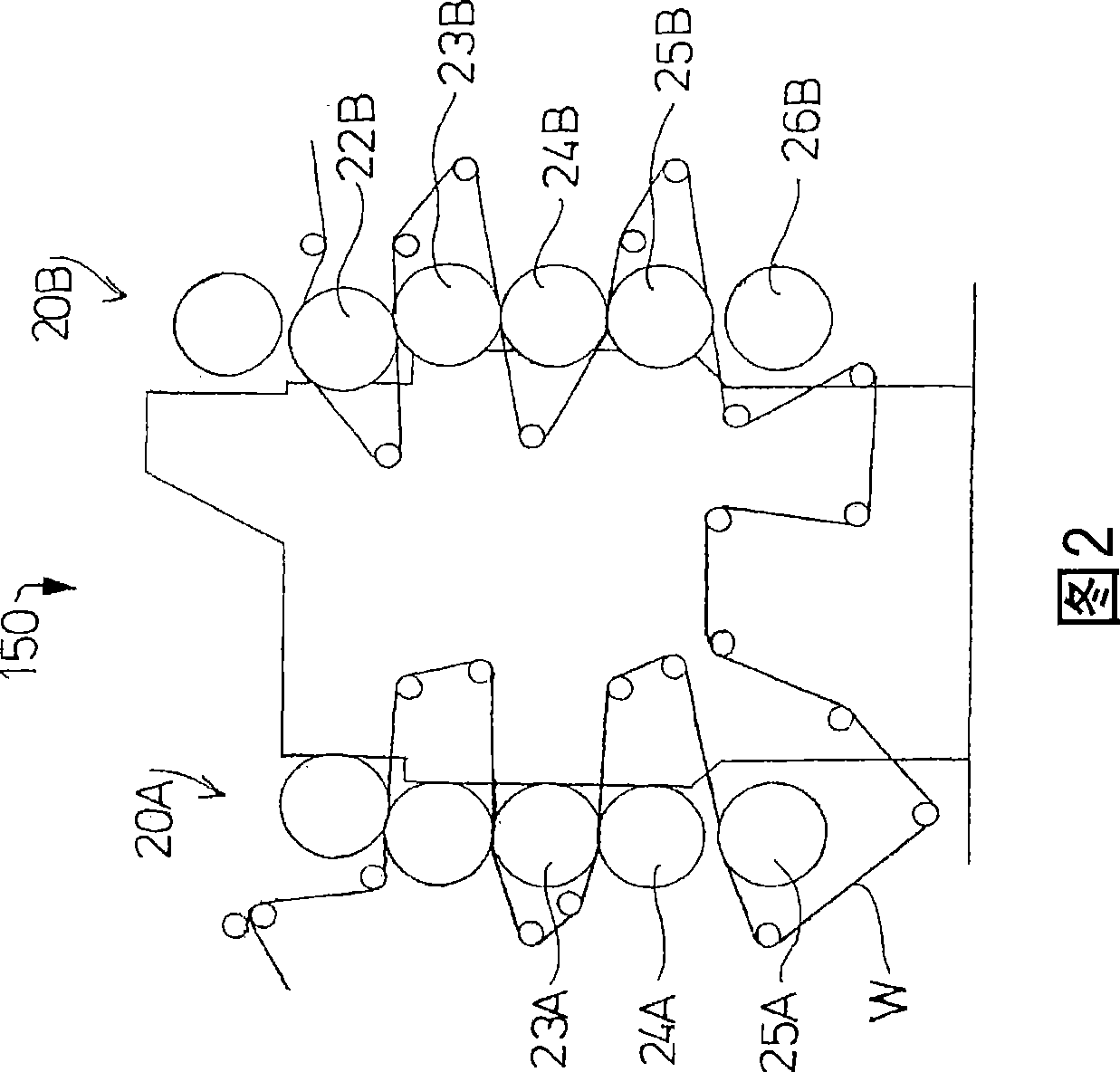 Method in a multiroll calender, a multiroll calender and a method for loading a calender roll of a multiroll calender and a multiroll calender