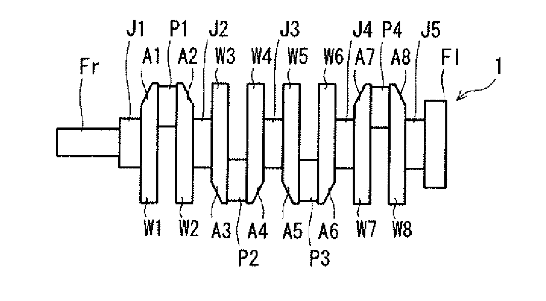 Method for producing forged crankshaft