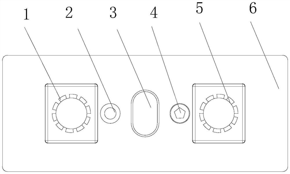 Lithium ion battery liquid injection method adopting polygonal double-hole liquid injection mode