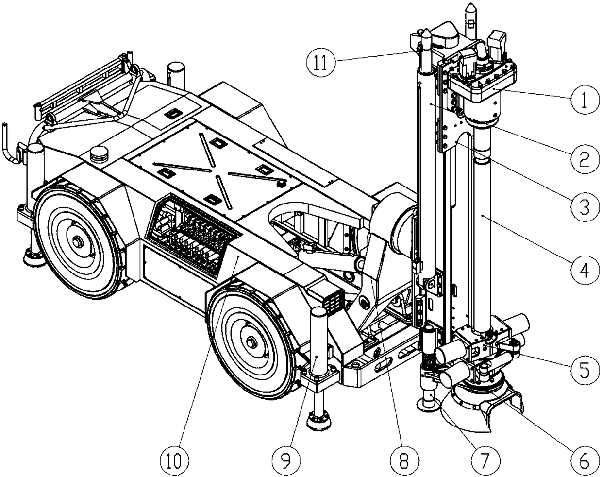 A Modular Underground Down-the-hole Drilling Rig Adaptable to Low Environment