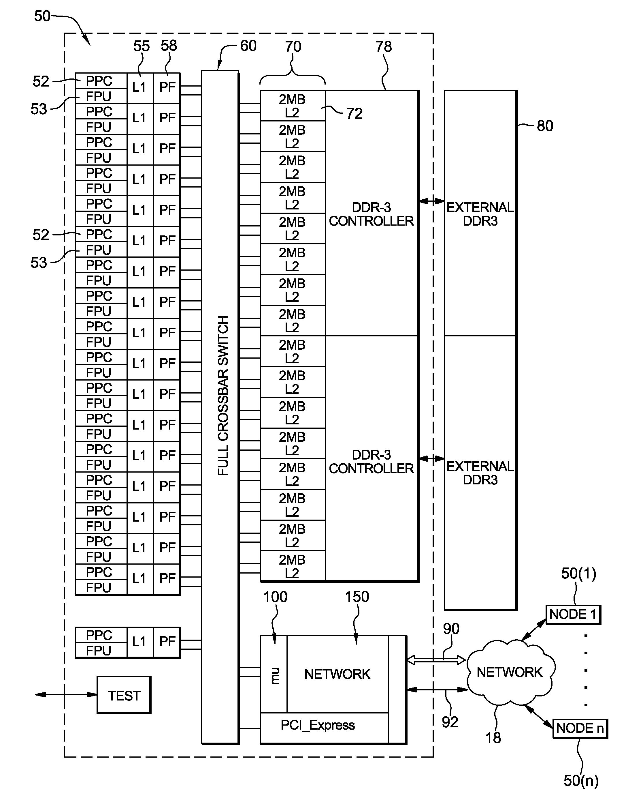 Non-volatile memory for checkpoint storage