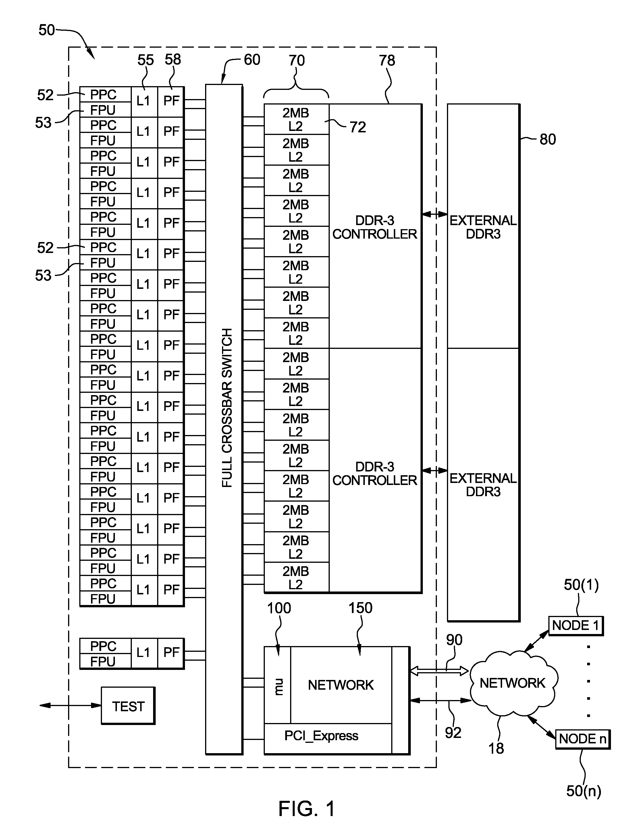 Non-volatile memory for checkpoint storage