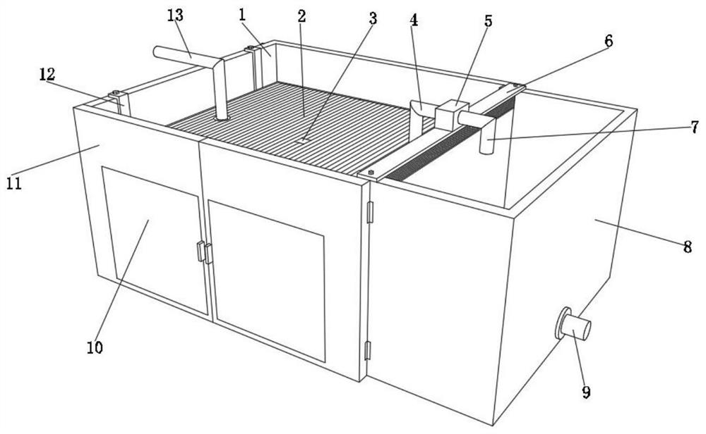 Papermaking wastewater precipitation and recovery device for papermaking