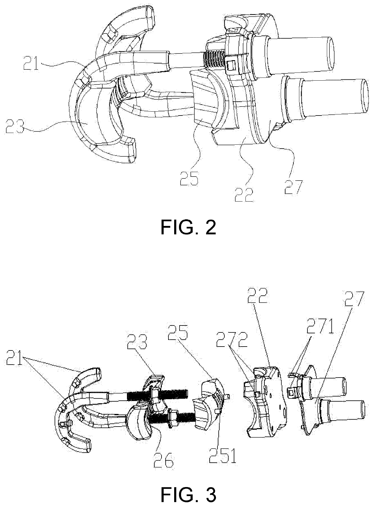 Integrated opposite hook wire clamp